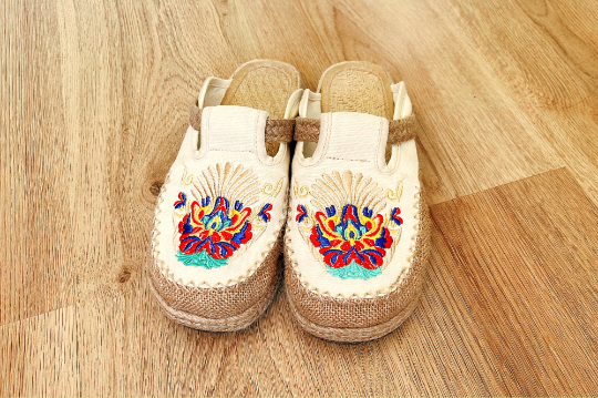 Handmade Embroidered Slippers