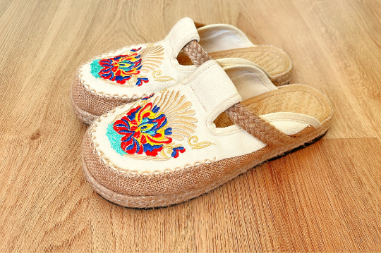 Handmade Embroidered Slippers