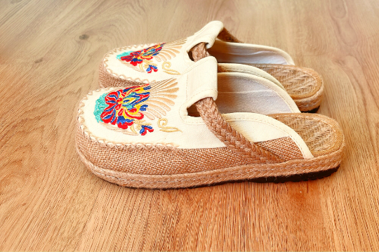 Handmade Embroidered Slippers