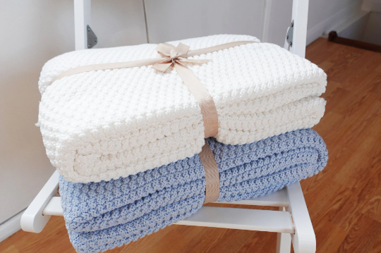 Knitted Throw Blanket