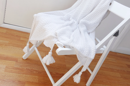 Knitted Throw Blanket