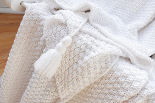 Knitted Throw Blanket