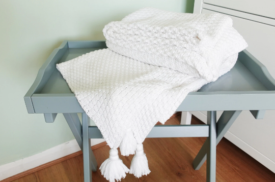 Knitted Throw Blanket