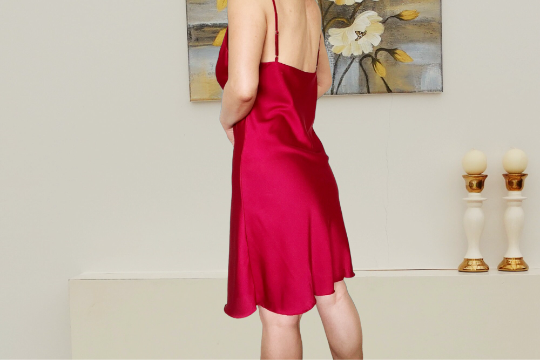 Elegant Silk Slip Dress - Cami Dress, Nightgown For Women, Come In 5 Colors, Best Birthday Gift