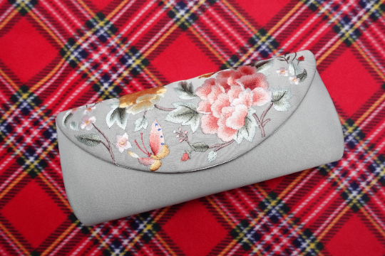 Silk Embroidered Clutch Bag Women's Evening Bag For Wedding Clutch Bag Pouch Bag For Women