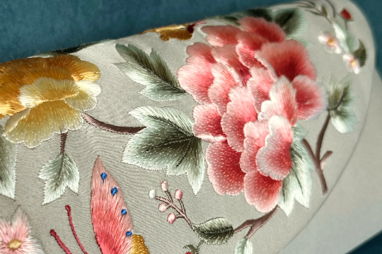 Silk Embroidered Clutch Bag Women's Evening Bag For Wedding Clutch Bag Pouch Bag For Women