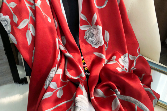 Pure Silk Wrap Shawl For Women, Print Silk Shawl Wrap, Wedding Shawl, Bridal Shawl Wrap, Bridesmaid Shawl
