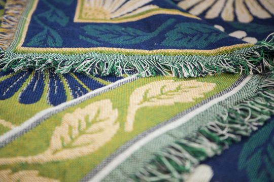 Large Nordic Cotton Woven Throw Blanket