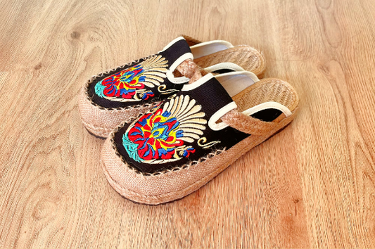 Handmade Embroidered Slippers