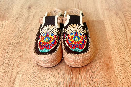 Handmade Embroidered Slippers