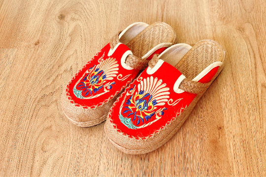 Handmade Embroidered Slippers