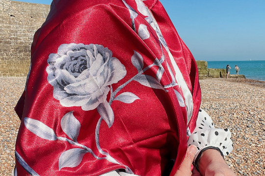 Pure Silk Wrap Shawl For Women, Print Silk Shawl Wrap, Wedding Shawl, Bridal Shawl Wrap, Bridesmaid Shawl