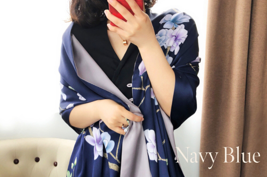 Pure Silk Wrap Shawl For Women, Print Silk Shawl Wrap, Wedding Shawl, Bridal Shawl Wrap, Bridesmaid Shawl